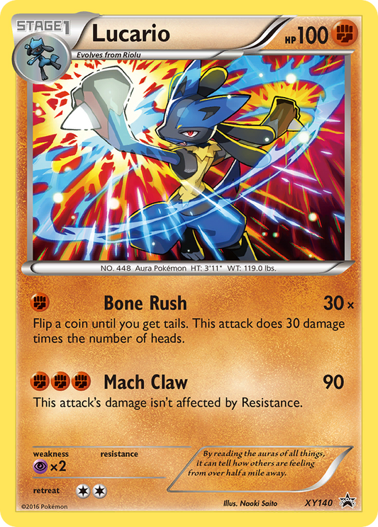 Lucario - XY Promos XY140  (Foil) - Near Mint