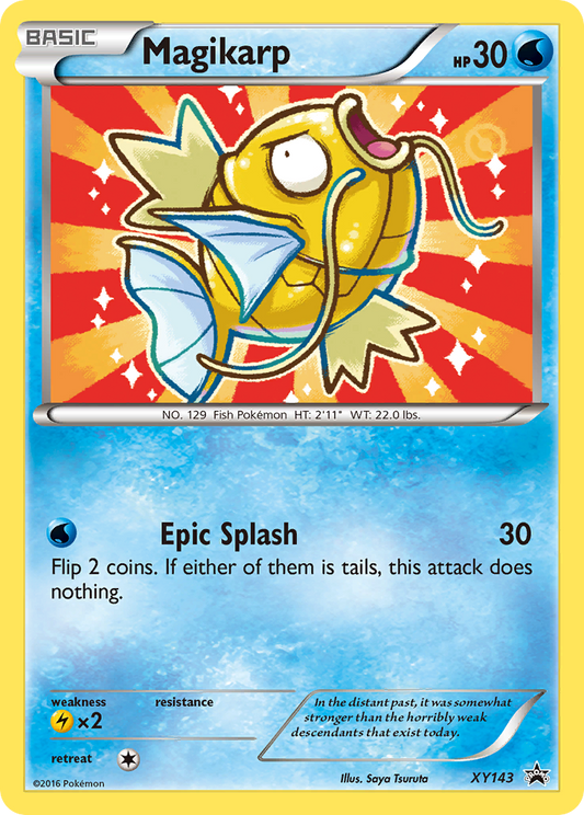 Magikarp - XY Promos XY143  (Foil) - Heavily Played