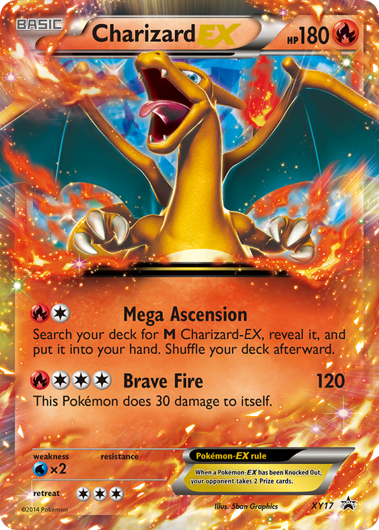 Charizard EX - XY Promos XY17 (Foil) - Damaged
