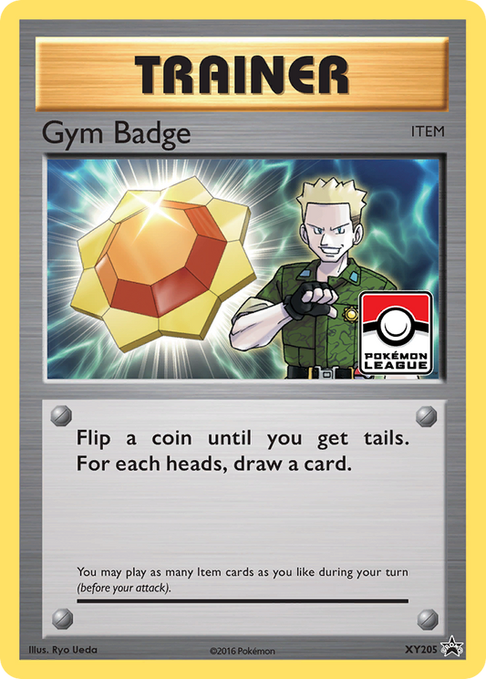Gym Badge (Lt. Surge) - XY Promos XY205 (Foil) - Near Mint