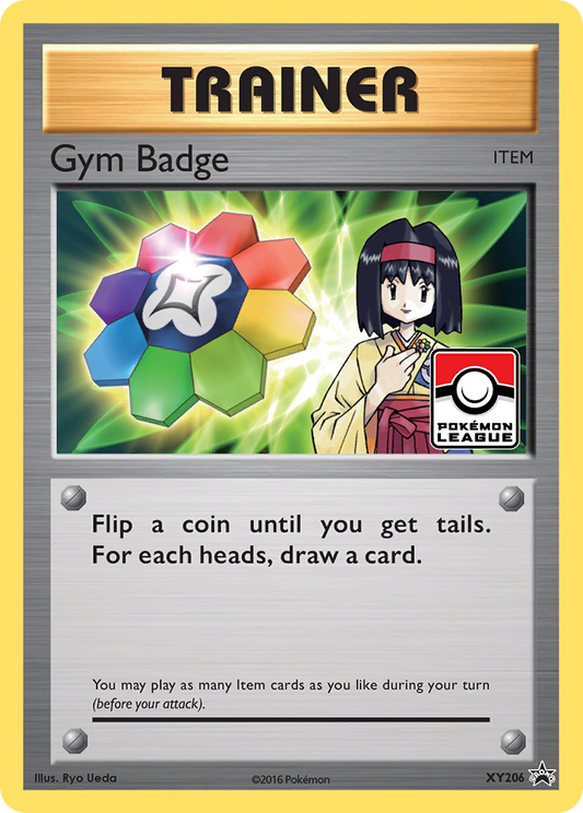 Gym Badge (Erika) - XY Promos XY206 (Foil) - Near Mint