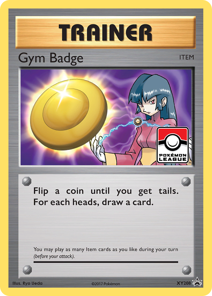 Gym Badge (Sabrina) - XY Promos XY208 (Foil) - Near Mint