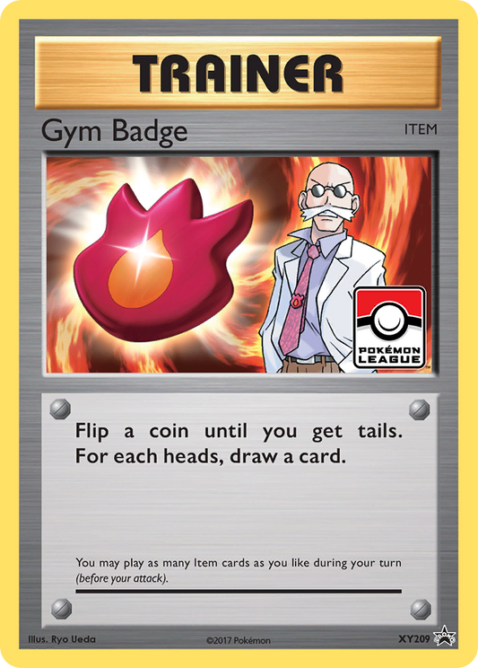 Gym Badge (Blaine) - XY Promos XY209 (Foil) - Lightly Played