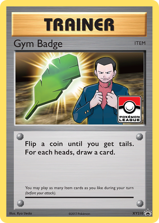 Gym Badge (Giovanni) - XY Promos XY210  (Foil) - Near Mint - Ungraded