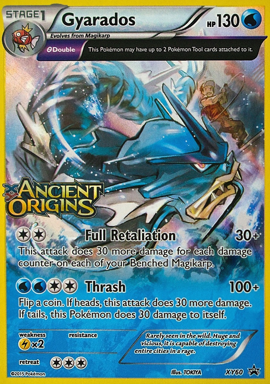 Gyarados (Prerelease) - XY Promos XY60  (Foil) - Heavily Played - Ungraded