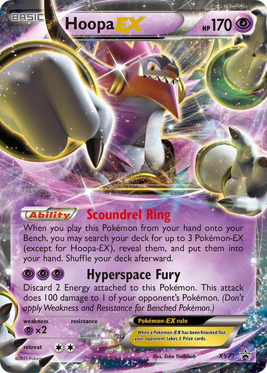 Hoopa EX - XY Promos XY71  (Foil) - Damaged - Ungraded