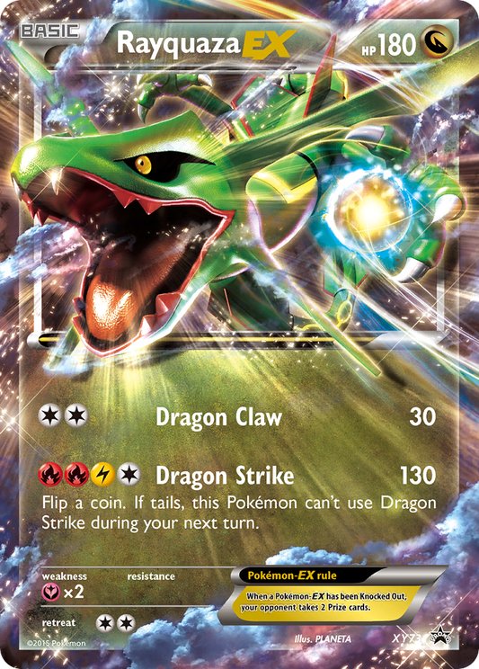Rayquaza EX (XY73) - XY Promos XY73  (Foil) - Moderately Played - Ungraded