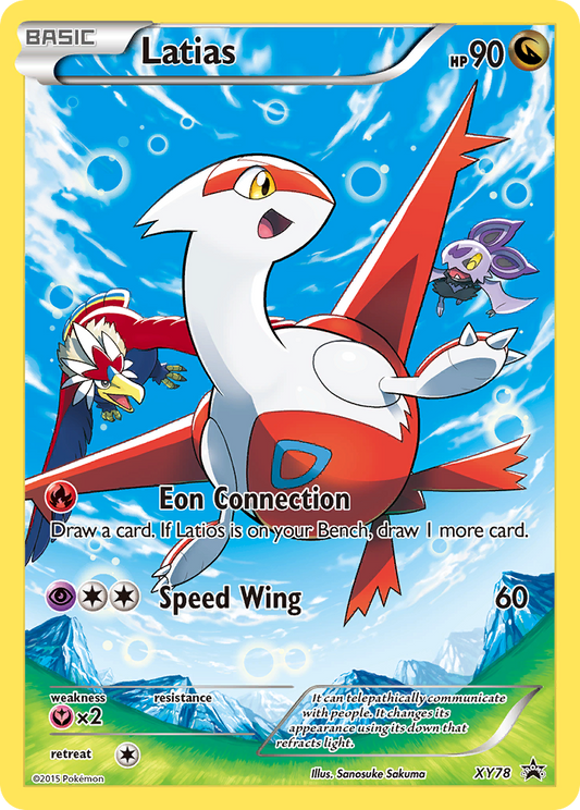 Latias (Full Art Promo) - XY Promos XY78  (Foil) - Lightly Played - Foil