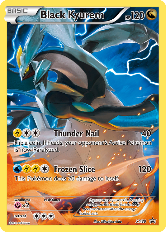 Black Kyurem - XY Promos XY80  (Foil) - Moderately Played - Ungraded