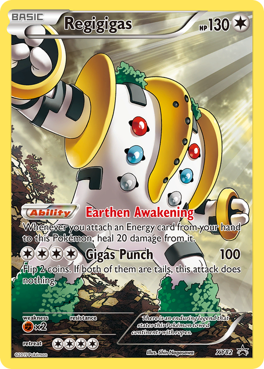 Regigigas (Full Art Promo) - XY Promos XY82  (Foil) - Moderately Played - Ungraded