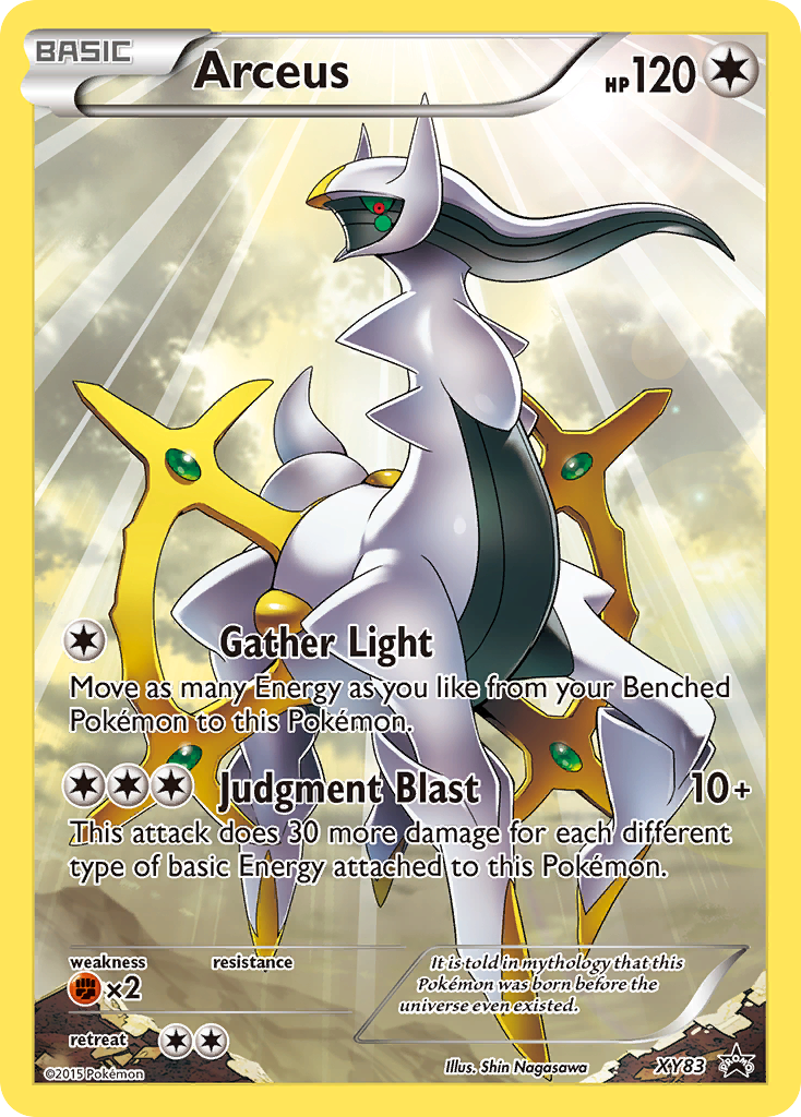 Arceus - XY Promos XY83  (Foil) - Lightly Played - Ungraded