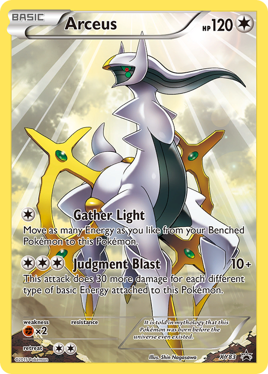 Arceus - XY Promos XY83  (Foil) - Lightly Played - Ungraded