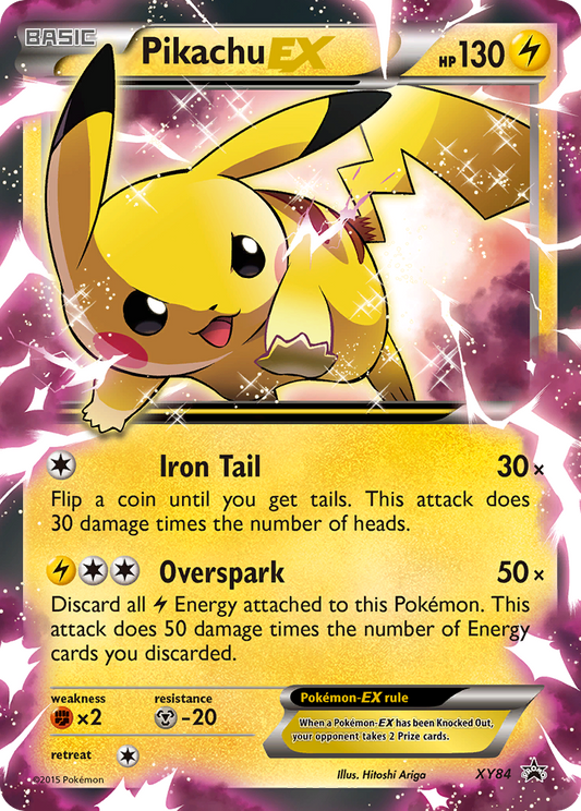 Pikachu EX - XY Promos XY84  (Foil) - Near Mint - Foil