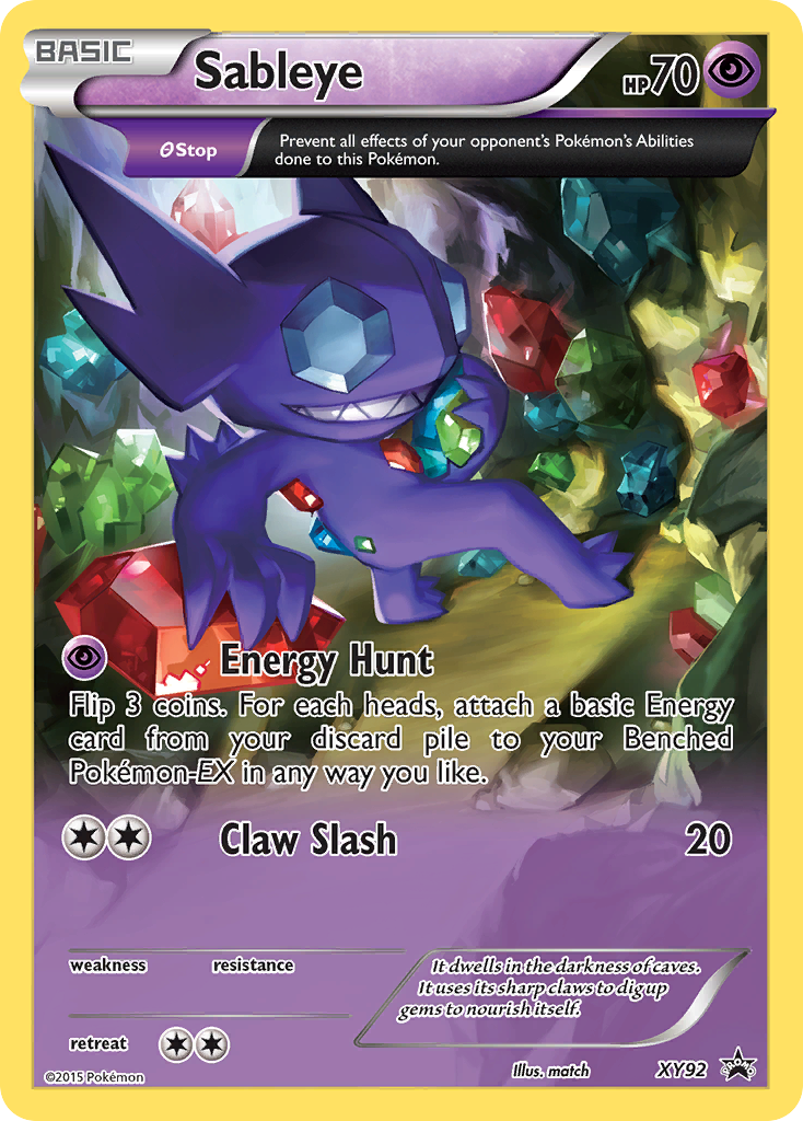 Sableye - XY Promos XY92 (Foil) - Near Mint