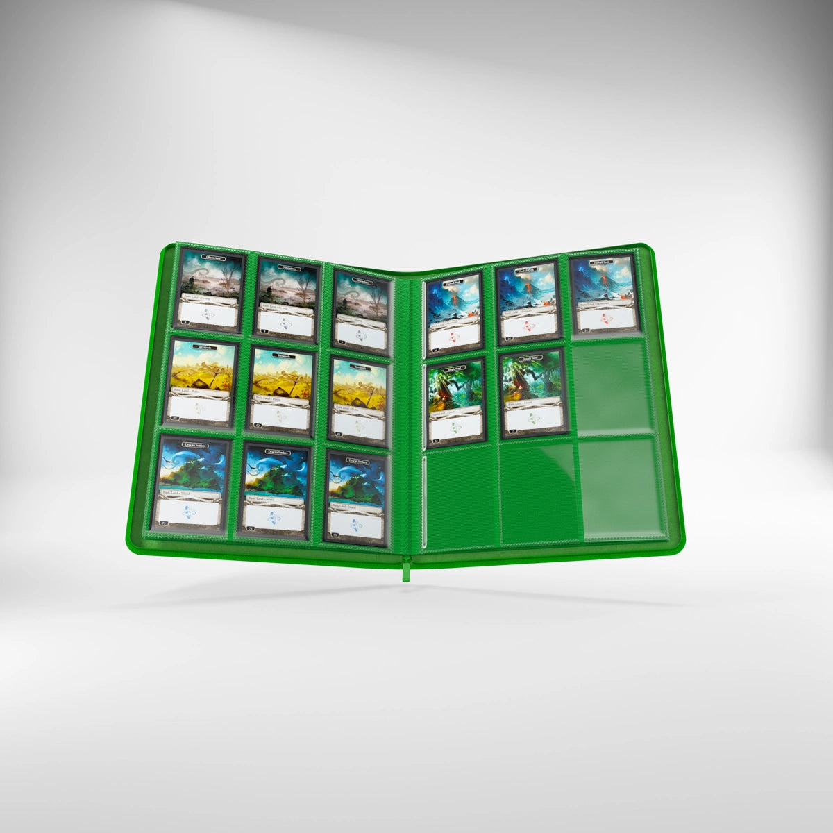 GameGenic Zip-Up Album 18-Pocket - Green