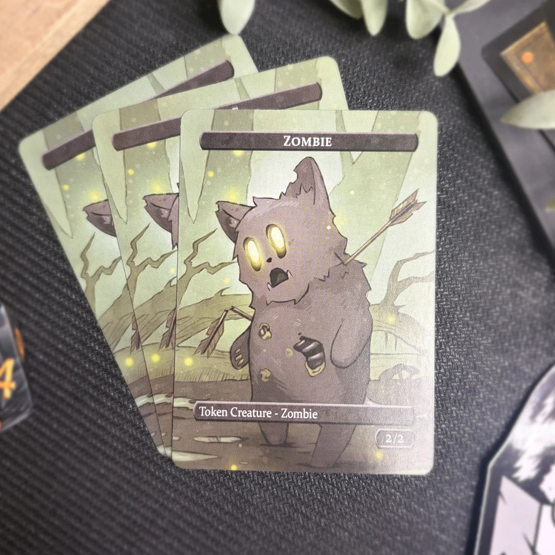 Caverns & Calicos Manacat Tokens & Proxies - Zombie & Angel Token Set