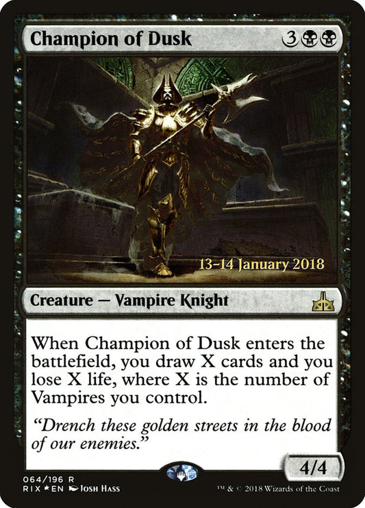 Champion of Dusk - PRIX 64s  (Foil)