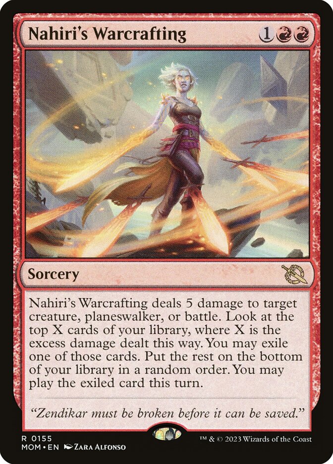 Nahiri's Warcrafting - MOM 155  (Foil)