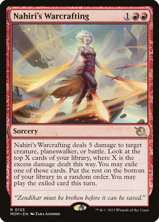 Nahiri's Warcrafting - MOM 155  (Foil)