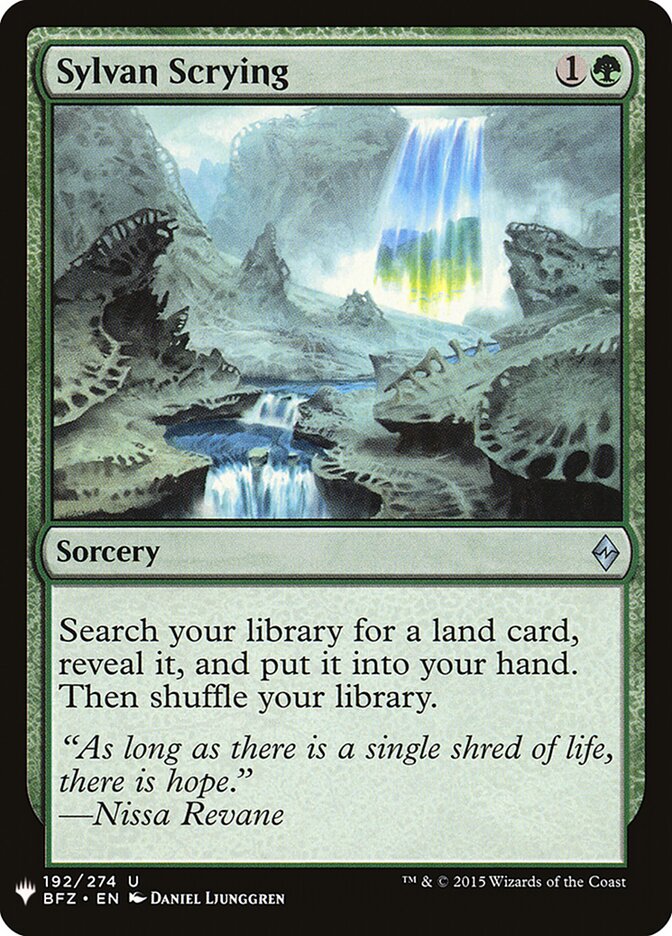 Sylvan Scrying - The List Reprints 192