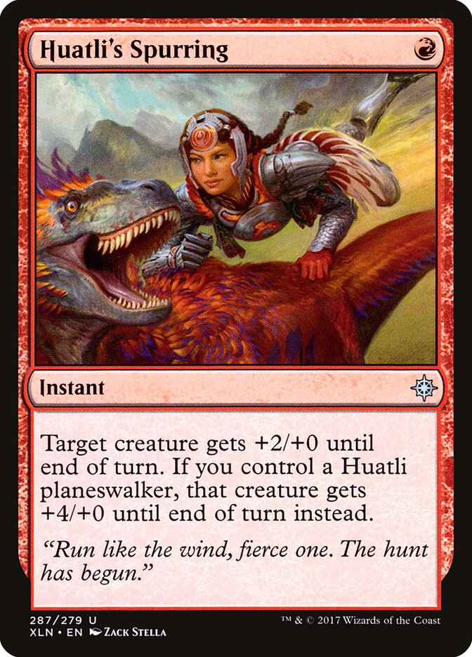 Huatli's Spurring - Ixalan 287