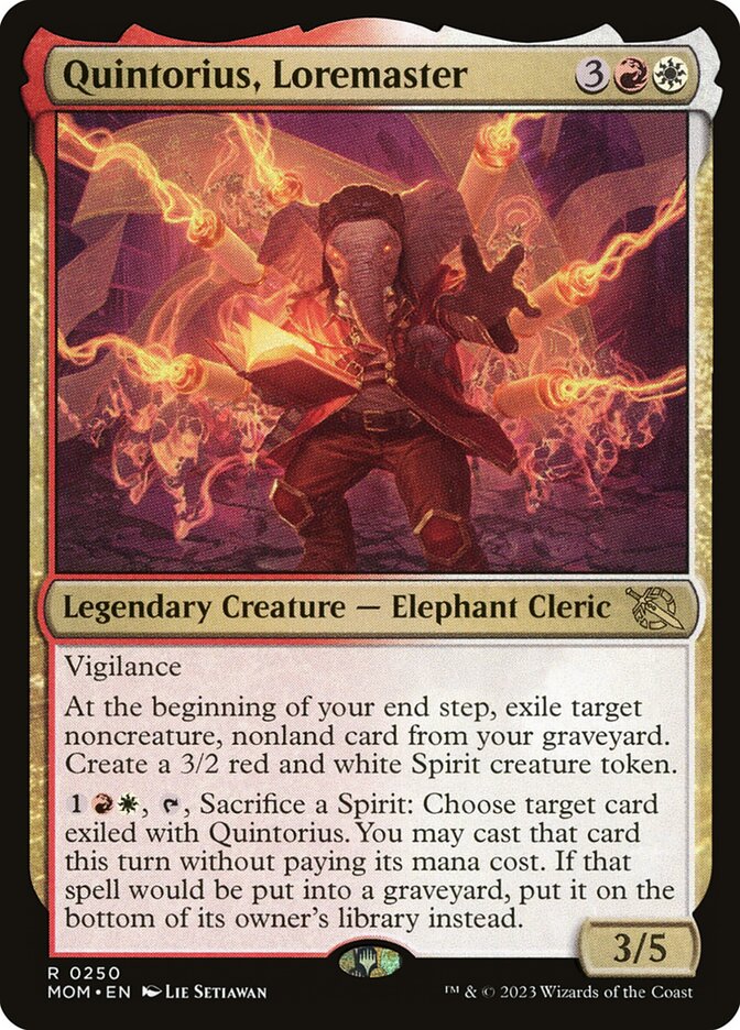 Quintorius, Loremaster - MOM 250  (Foil)