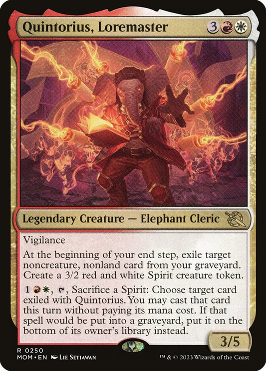 Quintorius, Loremaster - MOM 250  (Foil)