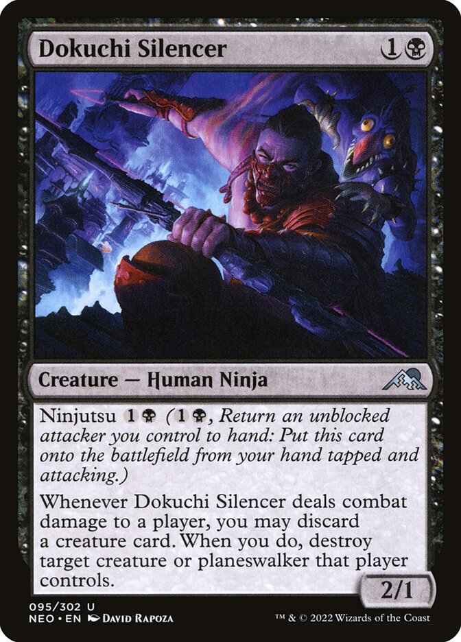 Dokuchi Silencer - Kamigawa: Neon Dynasty 95 (Foil)