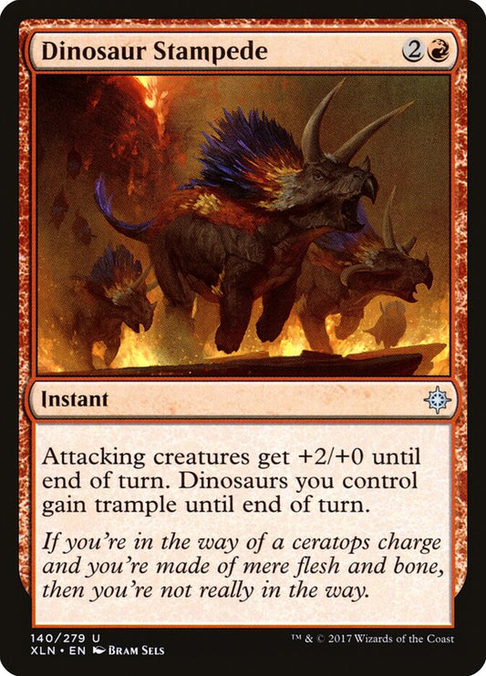 Dinosaur Stampede - Ixalan 140