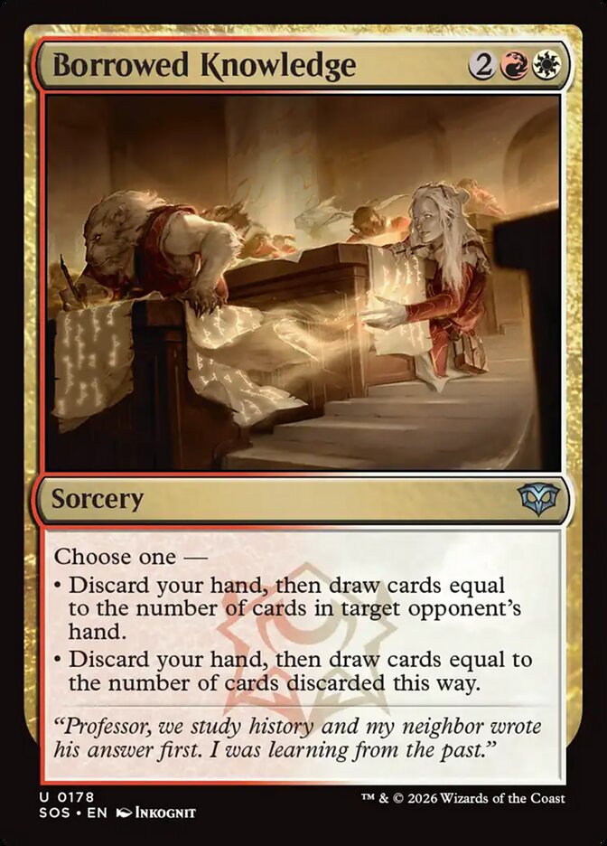 Borrowed Knowledge - Secrets of Strixhaven 178 (Foil)