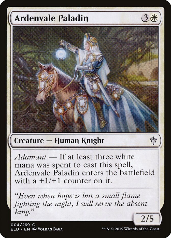 Ardenvale Paladin - Throne of Eldraine 4 (Foil)