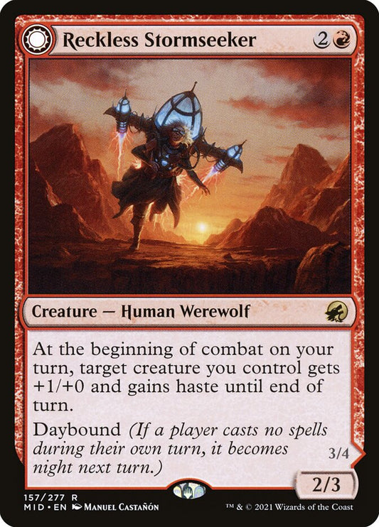 Reckless Stormseeker // Storm-Charged Slasher - MID 157