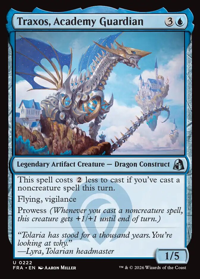 Traxos, Academy Guardian - Reality Fracture 222