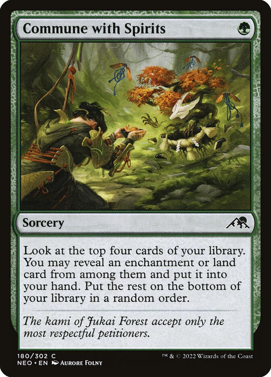 Commune with Spirits - NEO 180  (Foil)