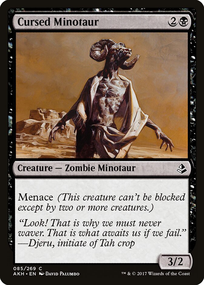 Cursed Minotaur - Amonkhet 85