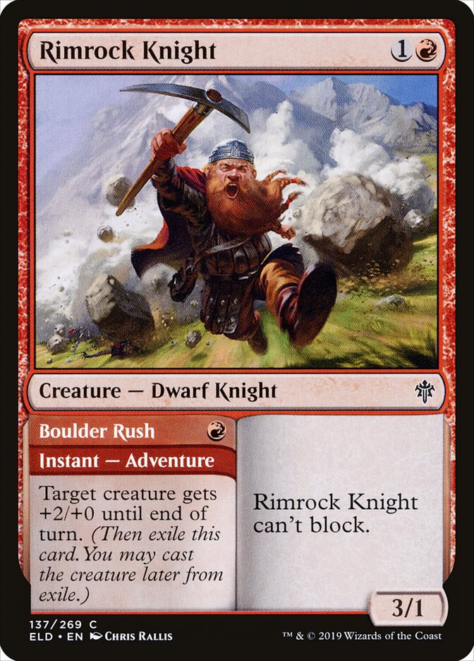 Rimrock Knight - Throne of Eldraine 137