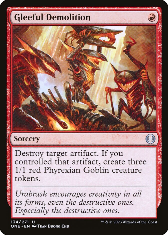 Gleeful Demolition - ONE 134  (Foil)