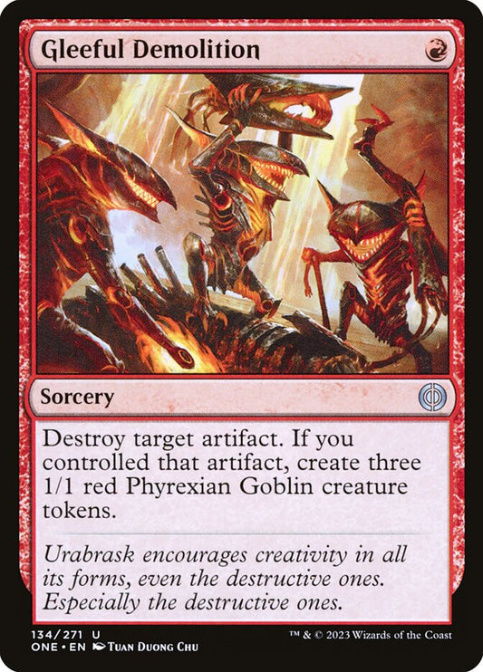 Gleeful Demolition - ONE 134  (Foil)