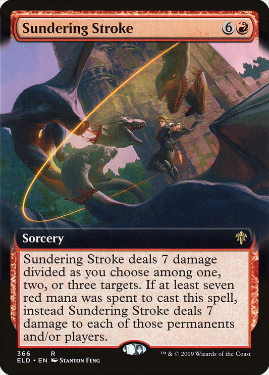 Sundering Stroke - Throne of Eldraine 366 (Foil)