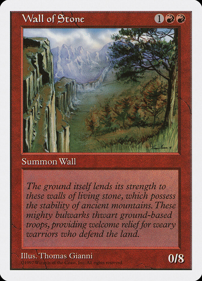 Wall of Stone - Fifth Edition