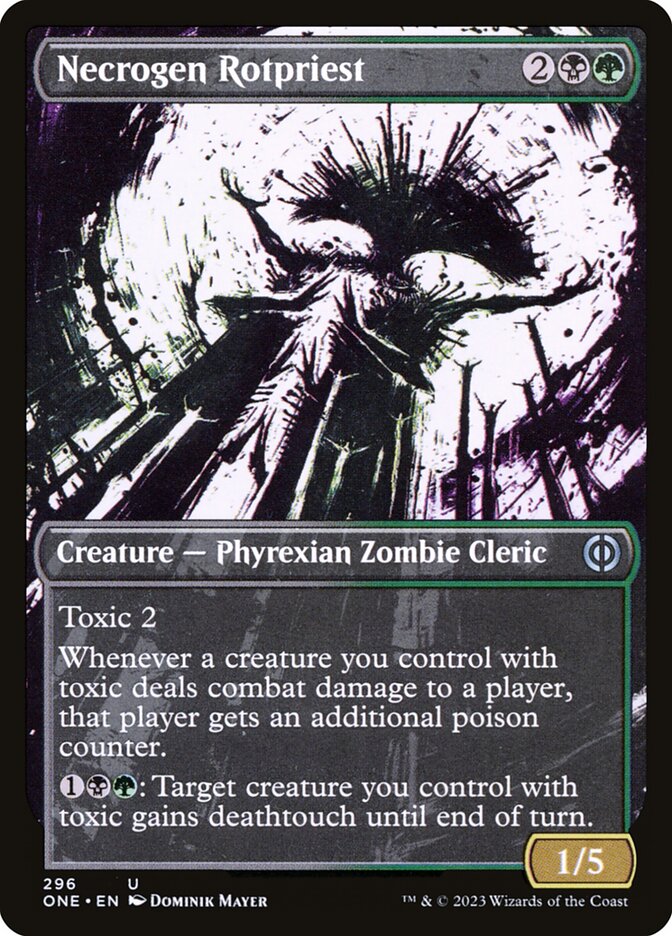 Necrogen Rotpriest (Showcase) - Phyrexia: All Will Be One 296