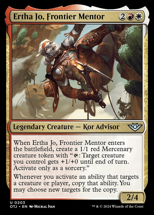 Ertha Jo, Frontier Mentor - Outlaws of Thunder Junction 203