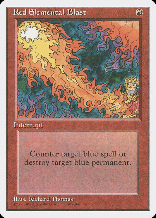 Red Elemental Blast - Fourth Edition 218