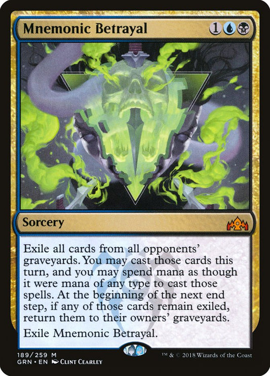 Mnemonic Betrayal - GRN 189  (Foil)