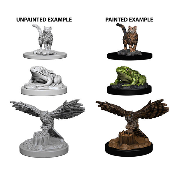 Wizkids Deep Cuts Miniatures: Unpainted Minis - Familiars
