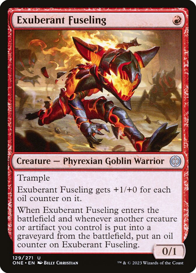 Exuberant Fuseling - Phyrexia: All Will Be One 129