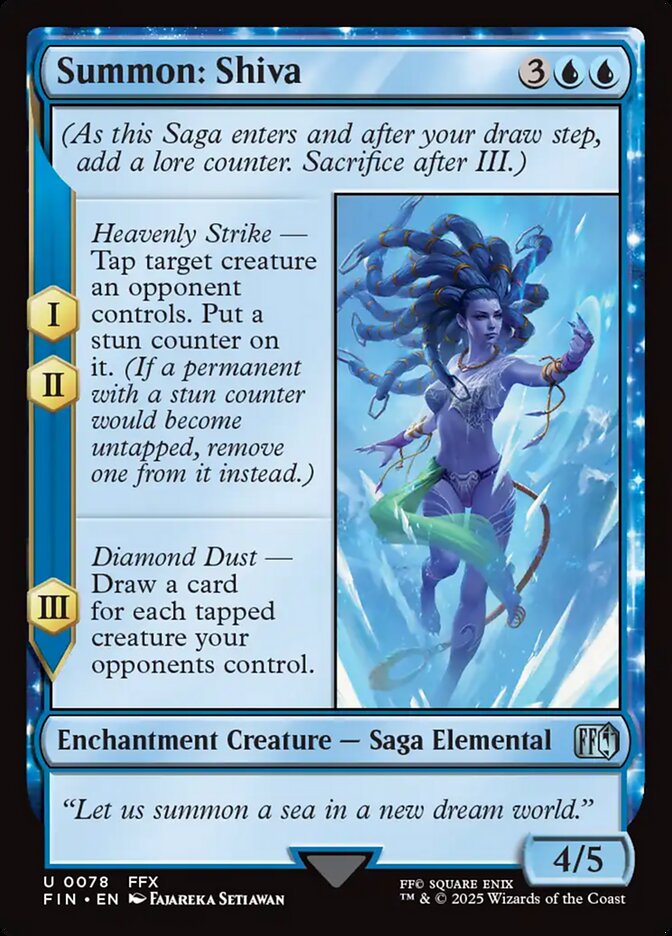 Summon: Shiva - FIN 78  (Foil)