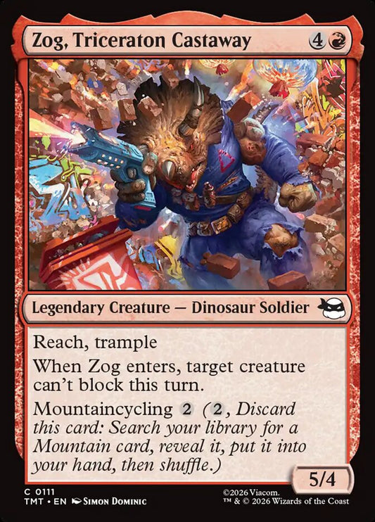 Zog, Triceraton Castaway - TMT 111  (Foil)