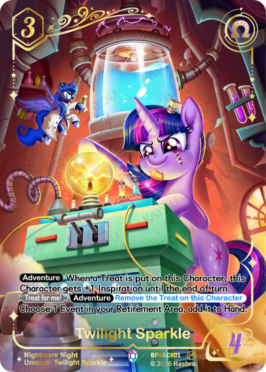 Twilight Sparkle BP03-CR01 Nightmare Night trading card