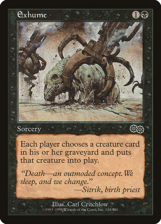 Exhume - Urza's Saga 134